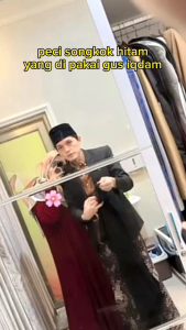 peci songkok hitam manis polos AC silang terbaru bisa COD / kopiah songkok nasional best quality