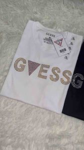 Gu€$$ minimal rhinestone shirt 100%cotton in mens and ladies