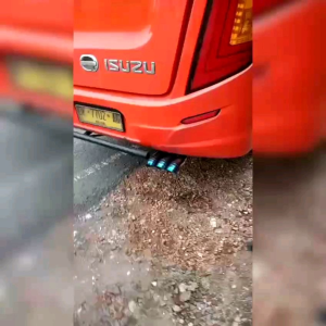 KNALPOT SUOS UNTUK BIG BUS DAN TRUK TRONTON VARIASA CABANG 3 MODEL UJUNG JS BIRU