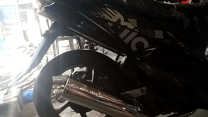 DUAL TIP POWER PIPE FOR MIO SPORTY 125