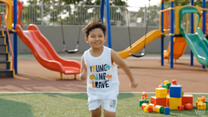 Trendy Kids Muscle Tee short Terno Set – Cute Cartoon Print Sando & Shorts |Cotton spandex Summer Outfit for Boys