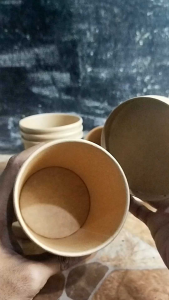 Mangkok Kertas Food Grade & Cup Kertas Premium untuk Sup, Ice Cream & Brownies Bite