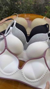 (Mẫu mới 2025) Áo lót nữ su phối cotton áo ngực nữ đệm dày 3cm không gọng mềm thoải mái nâng tự nhiên. Mã 4802