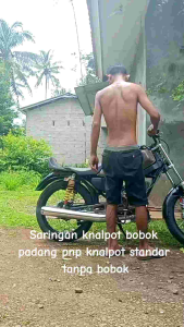 Sarangan saringan BOPAD BOBOK PADANG knalpot RX KING pnp knalpot standar original tanpa bobok free glaswol