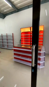 Rak Gondola Minimarket Single start tinggi 200cm 5 susun