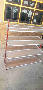 Rak Gondola 2 Sisi Besar P120xL80xT150: Kuat, Kokoh & Rapi