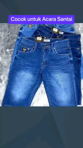 celana jeans pendek  vcr choice full aksesoris