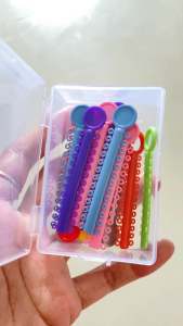 Box Tempat Karet Behel | Paket Random Box isi 5 Karet