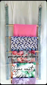 Gantungan hijab/Gantungan tempel diding/Gantungan serbaguna