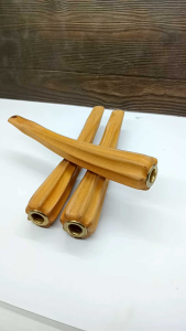 Pipa Kayu Kemuning Emas Model Belimbing Segi Delapan H643