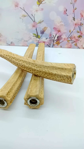 pipa once sedotan kayu liwung macan putih model belimbing segi delapan h636