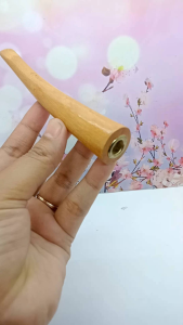 once pipa kayu kemuning emas model bulat super h637