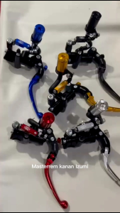 promo master rem br3mbo model izumi+tabung cnc akai racing breket selang cnc universal