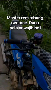 tabung minyak rem big smoke two tone/ tabung minyak two tone plus breket universal