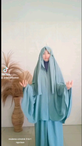 Mukena Lesti French Khimar 3in1: Desain Modern & Nyaman