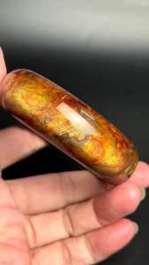 Vòng tay đá Pietersite (giông bão) ni 56 bản cối 206mm vân đẹp xuất sắc