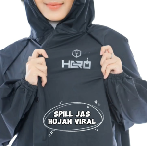 RAINCOAT !! JAS HUJAN Pria Wanita BY HERO BAHAN PVC 025 BEST QUALITY ANTI REMBES