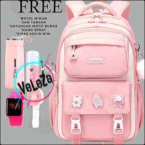 Tas Ransel Model Karissa: Tas Sekolah Anak Perempuan Remaja SD & SMP