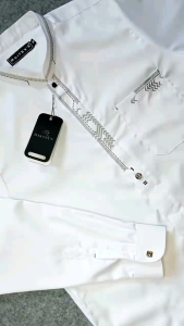 BAJU KOKO PRIA PUTIH LENGAN PANJANG TERBARU M L XL XXL