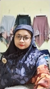 Hijab Azara 10 Pcs Black Series Oskara Voal Segi4