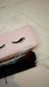 LANEIGE Make Up Brush Travel Set in Pink Purse