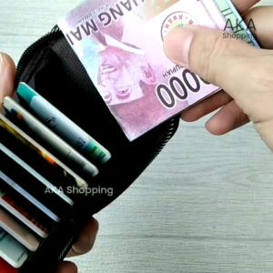 [DK DKR02] DOMPET KARTU CARDHOLDER Resleting | Tegak