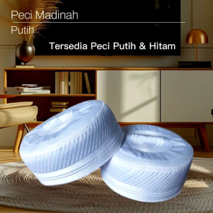 Peci putih Madinah Bugis Original/kopiah putih/songkok putih