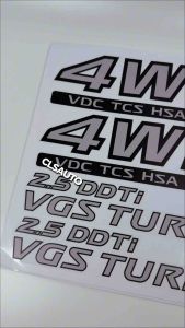 NISSAN NAVARA VGS VL PLUS 4WD Body Sticker Decal UV Vinyl Outdoor Durable | Pelekat Tahan Cuaca