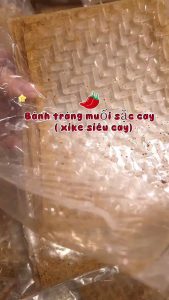 Super spicy rice paper 1set 5pcs - rice paper with butter and tamarind sauce 1set 3pcs Vietnam food