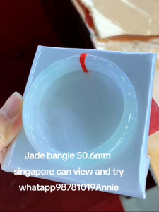 Jade bangle 50.6mm can view and try