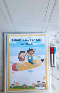 Buku Aktivitas Anak Usia 2+ Free sepidol Wipe Clean 40 Lembar