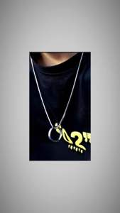 KALUNG TITANIUM PRIA ANTIKARAT LIONTIN CINCIN KALUNG ANTIKARAT MODEL TERBARU