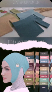 Ciput Rajut Anti Budeg & Lapisan Kerudung Inner Hijab