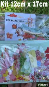 Lì xì - Kit thiệp Tết hoặc Kit Lixi tự trang trí- Kit 10 phôi thiệp hoặc 10 phôi (Đọc kỹ mô tả sản phẩm)