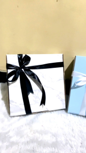 Realpict Termurah! Kotak Kado Warna Premium / Box Hampers / Giftbox Ultah Gift Wisuda Gift Anniversary Gift Wedding / Hadiah Kado Ultah Biru Gold