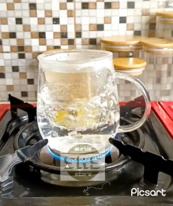 Gelas Cangkir Teh Dengan Infuser Filter Teh: 1 Pcs Gelas + Saringan