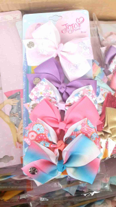 กิ๊บโบว์ติดผม น่ารักสดใส แผงละ 6อัน