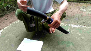 golok sembelih hewan baja per tempa sepuh air