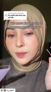 [ LANGSUNG TEMPEL ] MILAN STORY N SERIES Bulu Mata Palsu Tanpa Lem | Eyelash Extention | Eye Make Up | Douyin Lash FREE Pinset