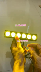 Lampu Tembak Laser 6Mata Devil Merah 6Mata 4Mode Nyala kuning Putih