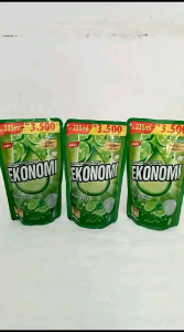 EKONOMI Sabun Cuci Piring 325ml (Paket isi 3)