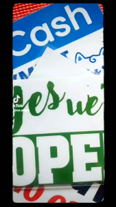 CUSTOMIZED LAMINATED SIGNAGE