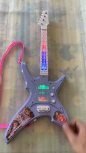 62CM Frozen Guitar With Lighting Music Kids Toys