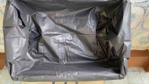 ถุงรองกล่องกุ้ง ถุงรองกล่องโฟม ถุงรองกล่องปลูกผักไฮโดรโปนิกส์ ใส่ได้พอดี ไม่ต้องตัด สีดำ