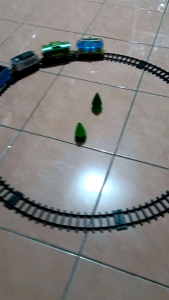 Mainan Kereta Rel Besar Tomis Train Track Set no BP 9909