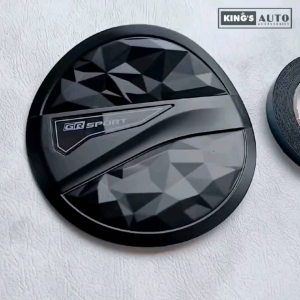 Tank Cover Bensin Cover Penutup Tangki Bensin Mobil Rush 2018 - 2024 Hitam Doff GR SPORT