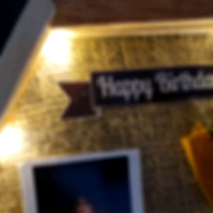 TANPA PO Hexagonal frame Led custom Kado Ulang Tahun / Happy Birthday / kado Ulang tahun