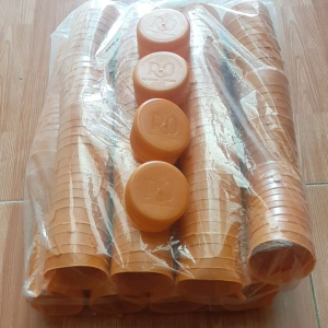 Tutup Galon Isi Ulang RO Warna Orange Dengan Visual Permukaan Datar Untuk Kemasan Galon 19 Liter (AL326)