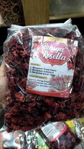 Bunga Rosella kering - Rosella oven - kualitas premium - 250 gram - teh Rosella merah