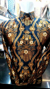 batik semisutra silky lengan panjang lapis furing hero/adem dan lembut